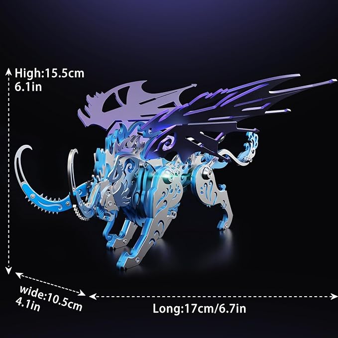 Qiong Qi Tiger 3D Metal puzzle New