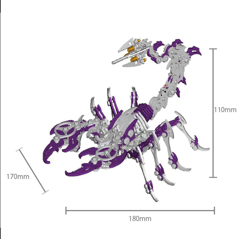 Scorpion Metal Puzzle Top