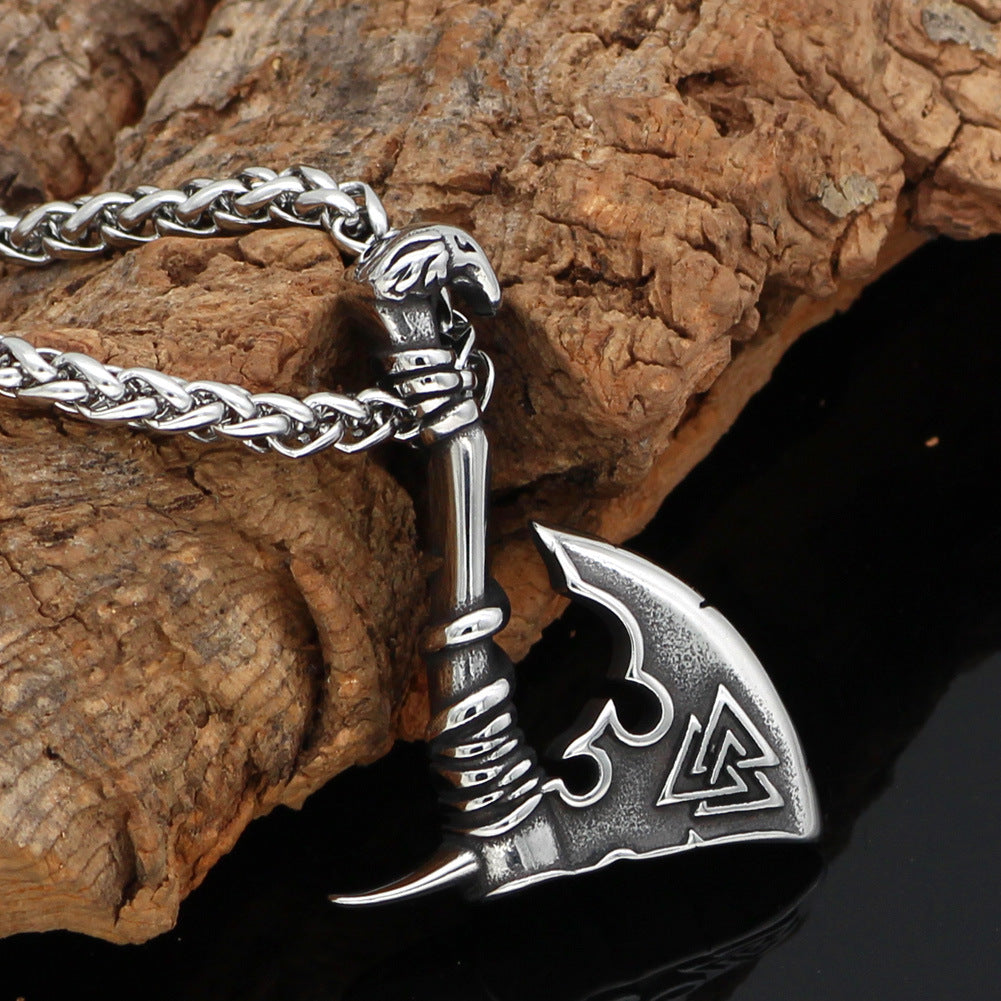 Viking Jewelry Norse Axe Necklace