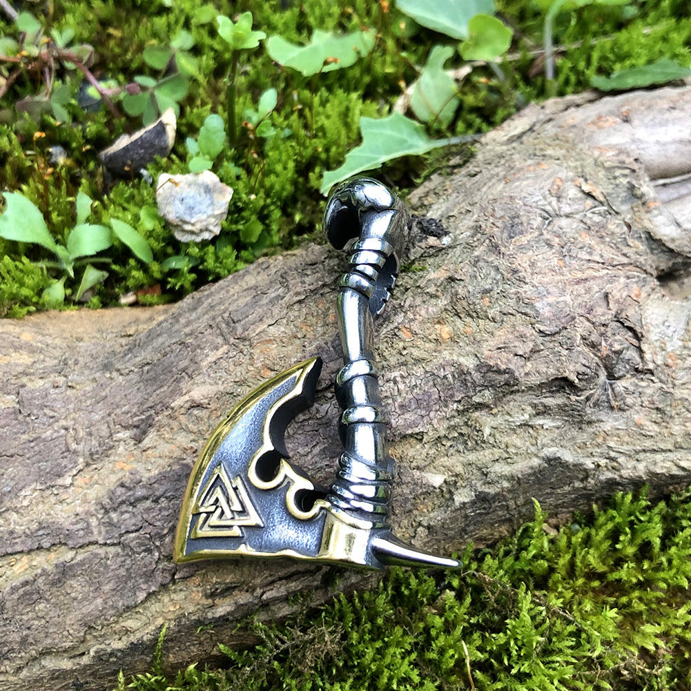 Viking Jewelry Norse Axe Necklace