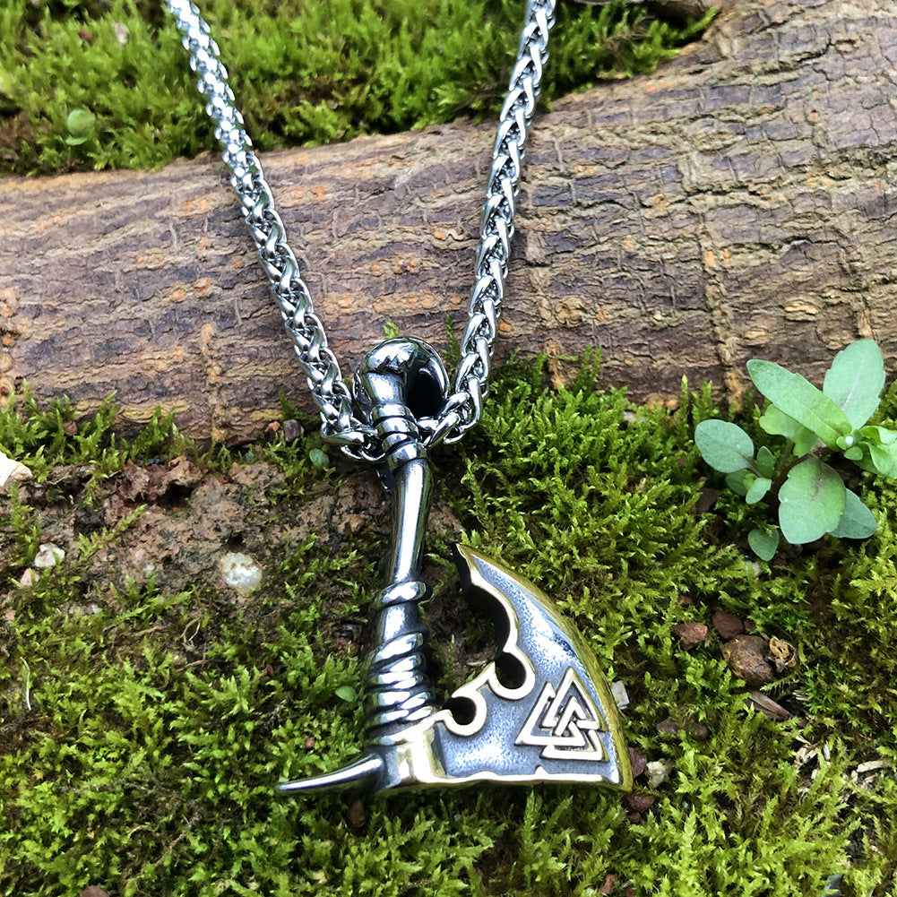 Viking Jewelry Norse Axe Necklace